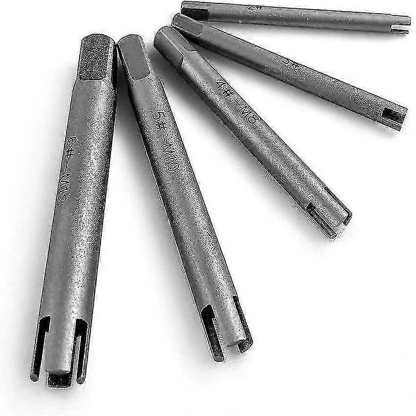 Broken Screw Extractor Set, 5 Pcs, Steel, Tap Extractor for Stripped Head Removal