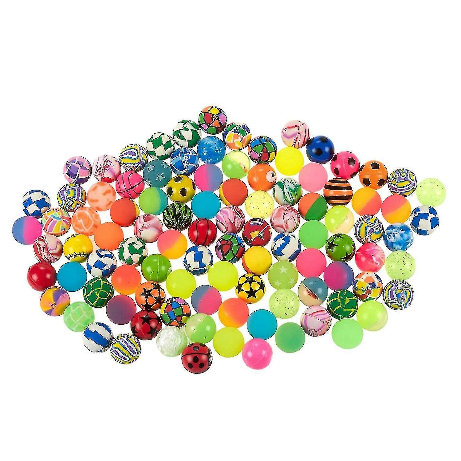 100 piezas Kids Magic Bounce Floating Bouncing Ball Rubber