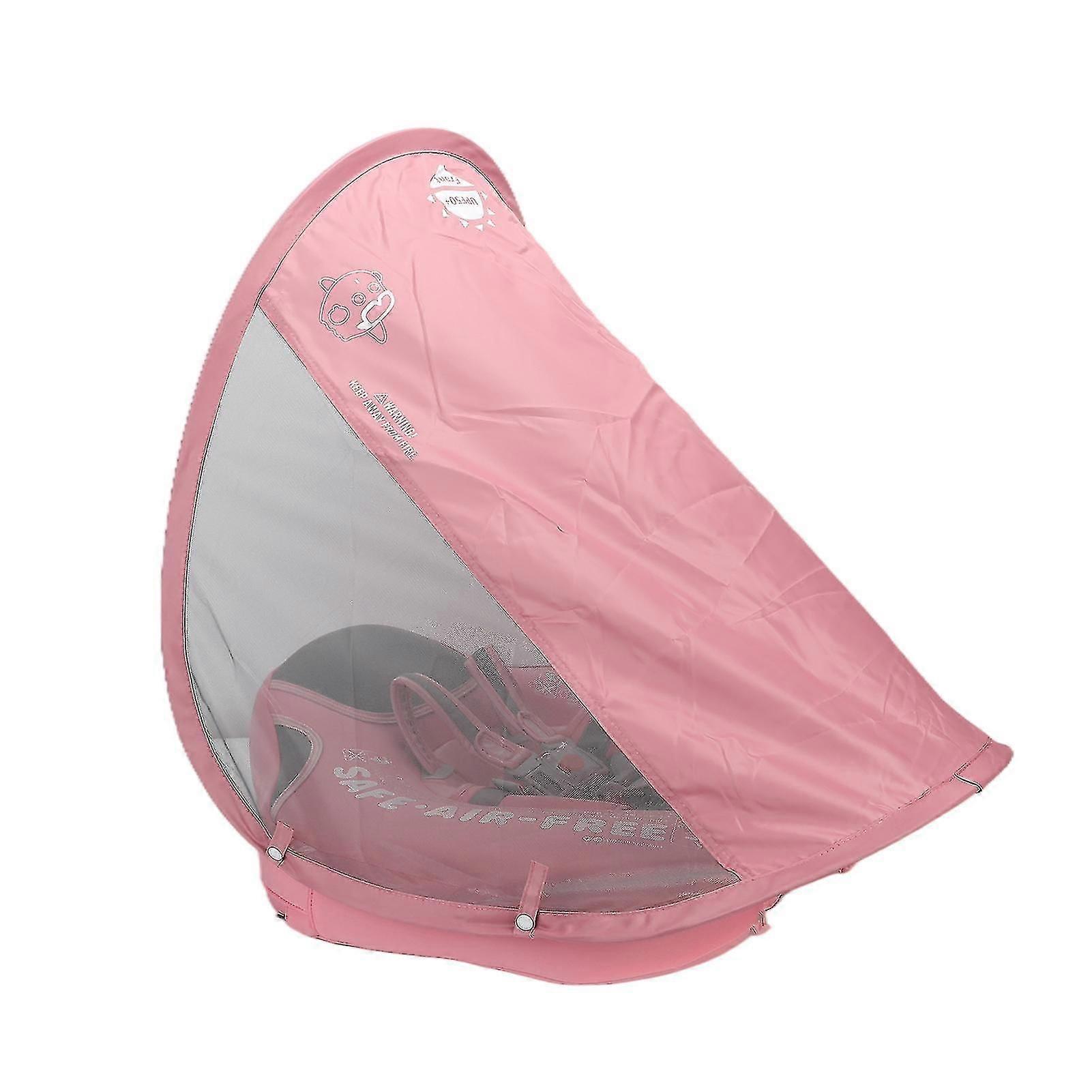 Solid Non Inflatable Baby And Toddler Swimming Ring Waterproof Airtight With Sunshade Use For Home