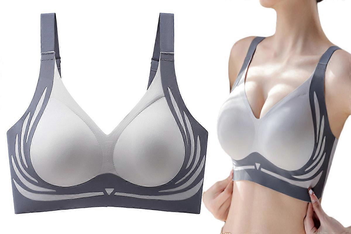 Super Gather Bra Wireless Push-Up Bra Lifting Anti-Sagging Push Up Bra