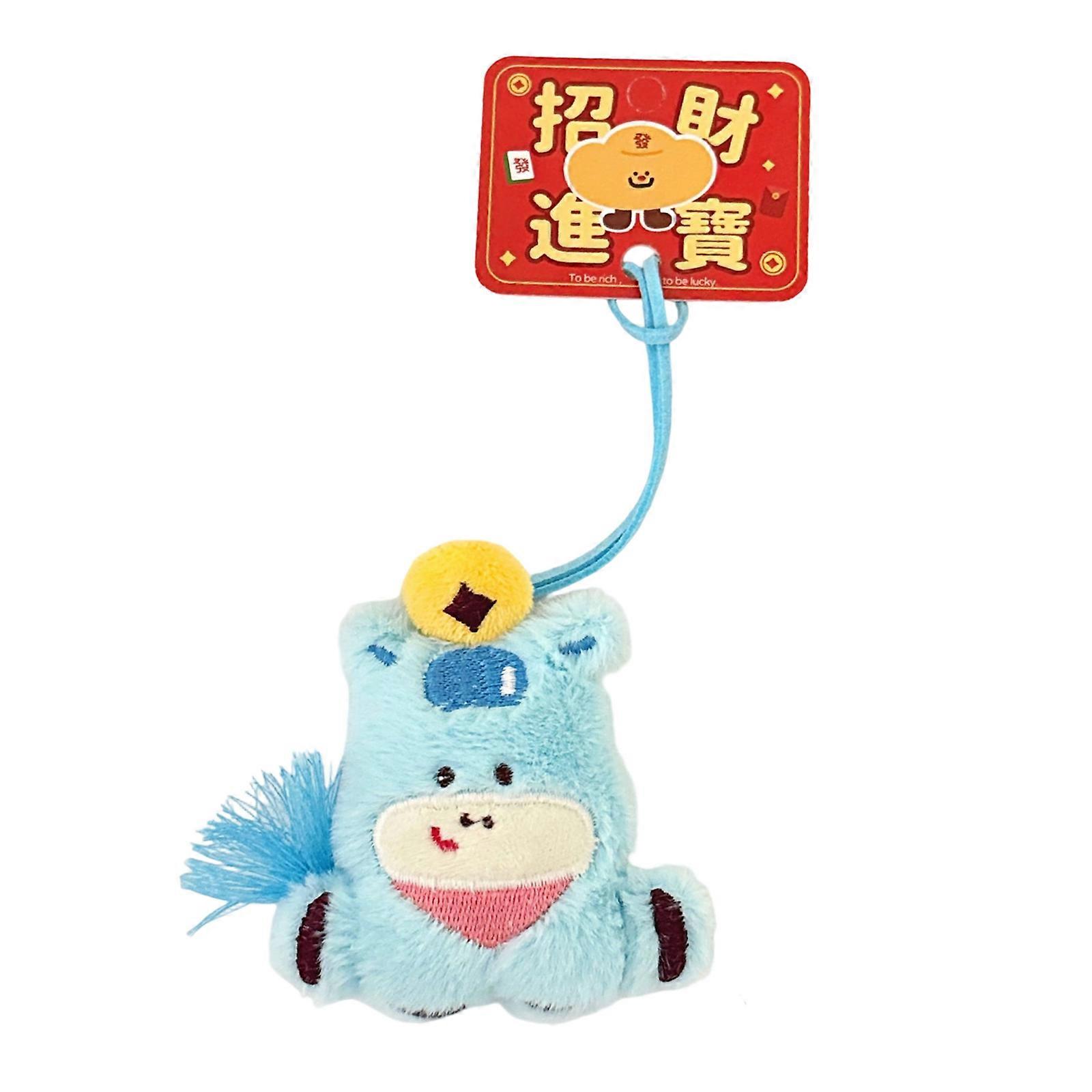 Soft Plush Keychain With Cute Festival Designs Bag Charm Safe Decoration for Everyday Use Multicolor