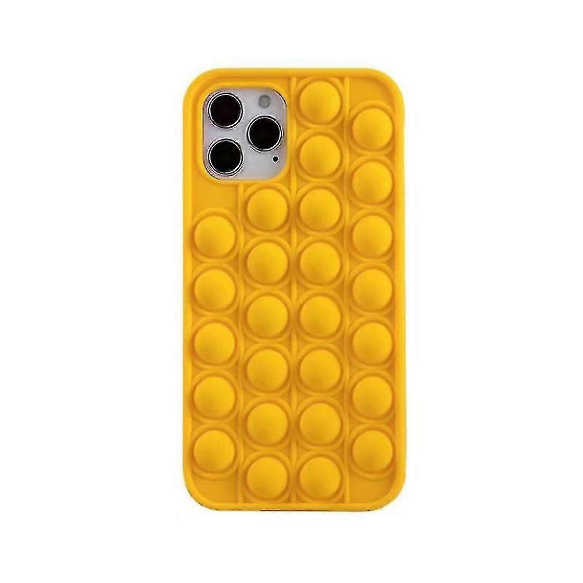 Push Pop Bubble Yellow Silicone For Iphone X