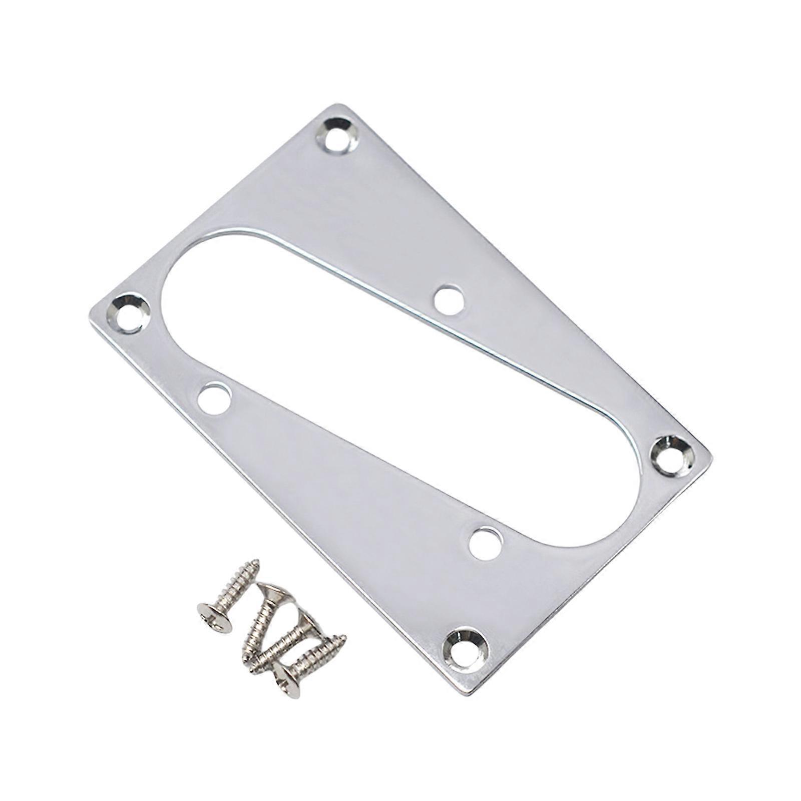 Metal Pickup Frame With 4 Screws For Bridge Pickups Chrome Mounting Hardware Precisions  Silver