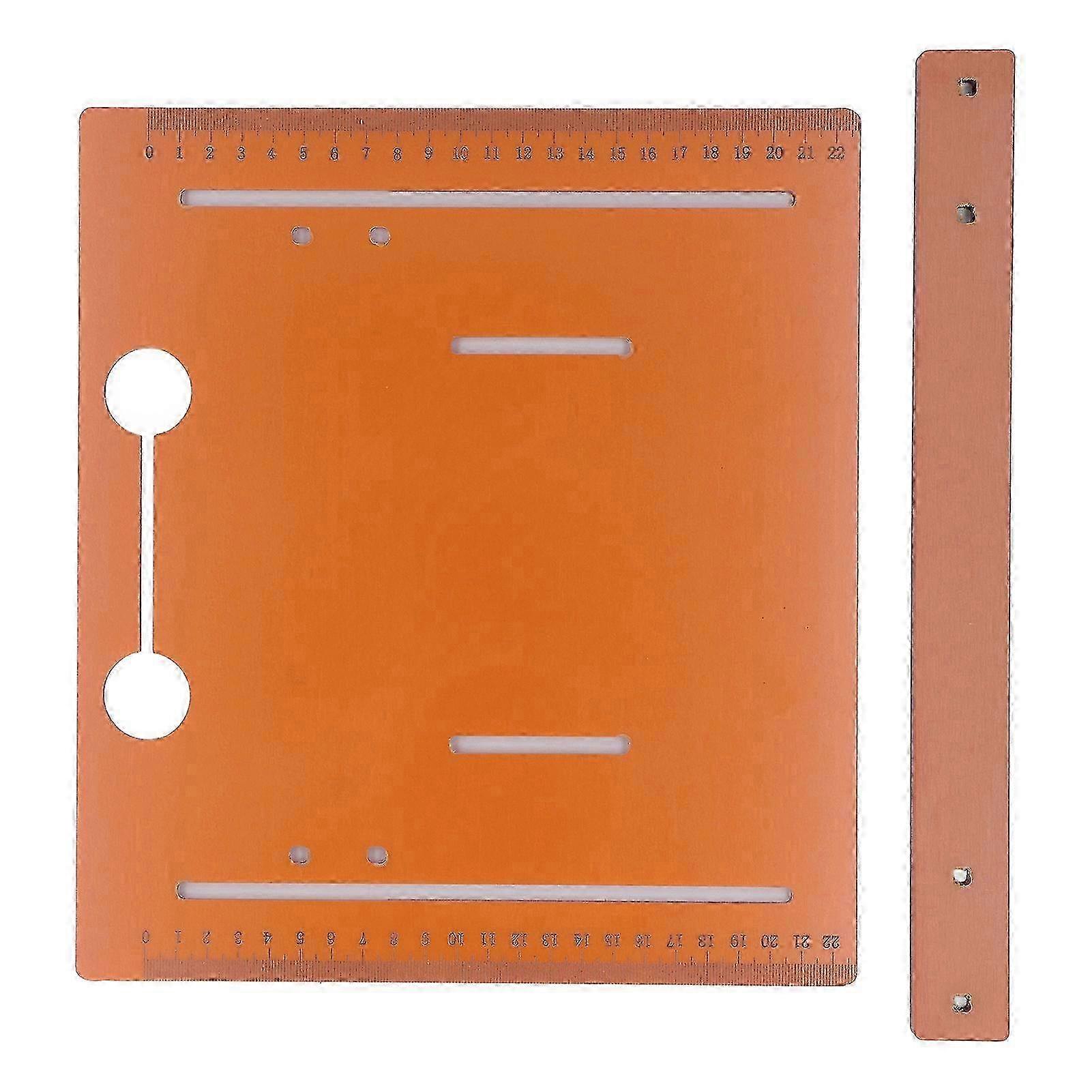 Cutting Machine Base Plate 25x28cm Saw Table Base Plate PP with 2cm Margin for Woodworking