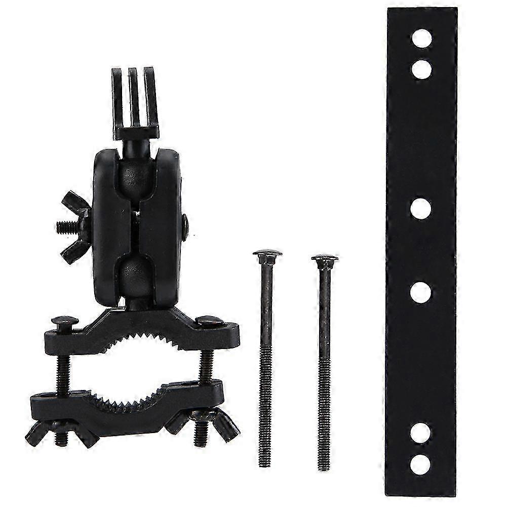 Car Rearview Mirror Camera Support Kit 360 Degree Rotating Driving Recorder Bracket