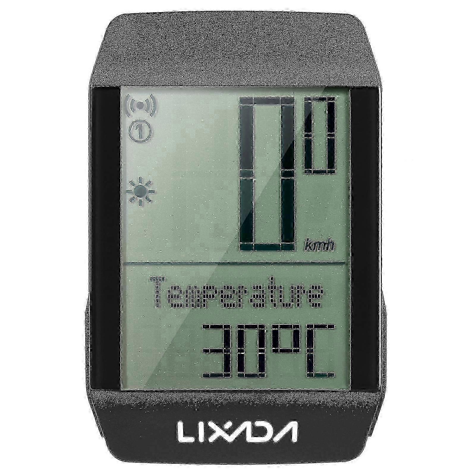 Wireless Bike Computer Speedometer With 6 Languages Led Backlight