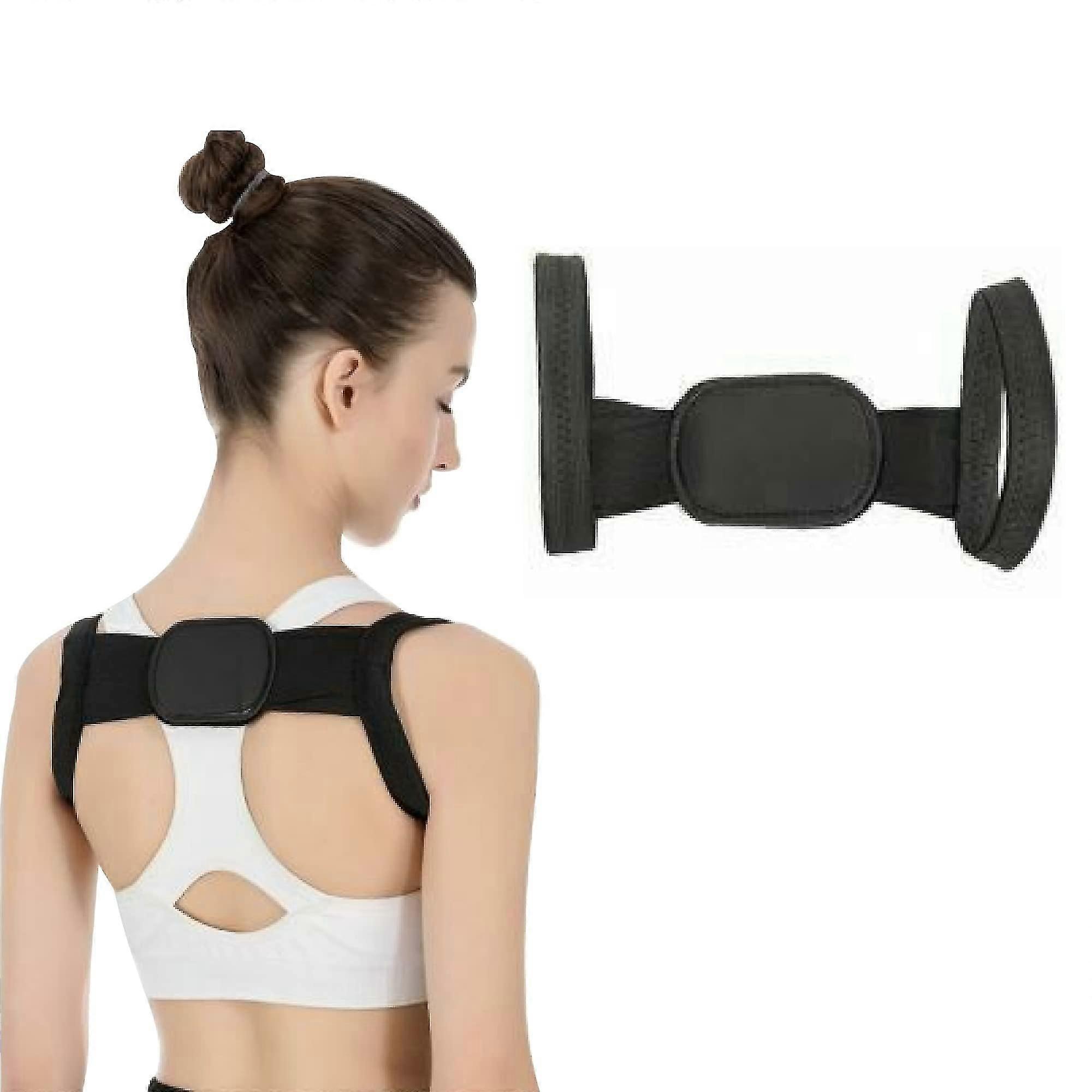Posture Corrector - Adjustable And Breathable Spine Back Support With Strap For Men And Women, Clavicle Straightener