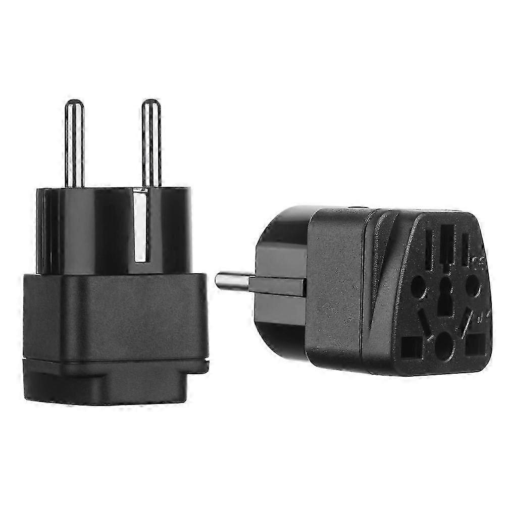 Universal Germany Travel Portable Electrical Socket Power EU Plug Converter Adapter