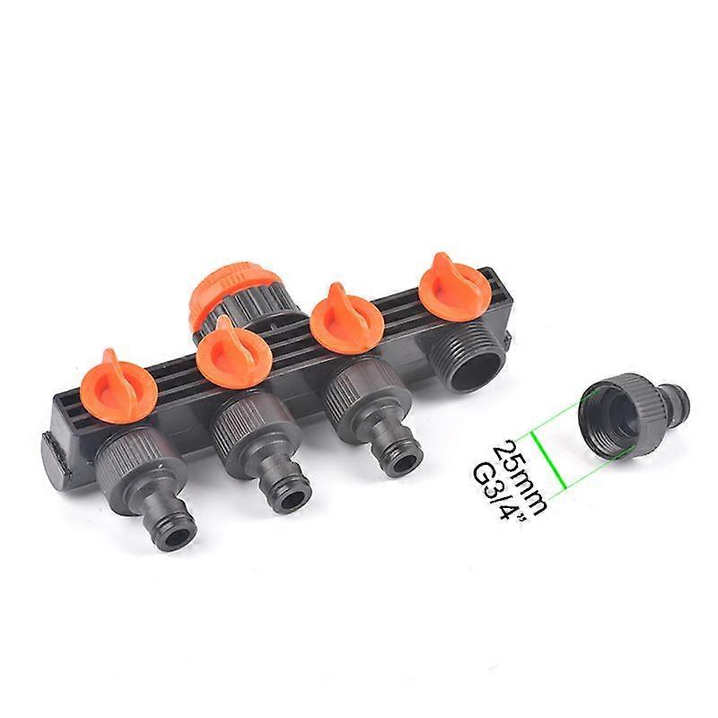 4 Way Hose Splitters for Automatic Watering Water Pipe Linker Timer