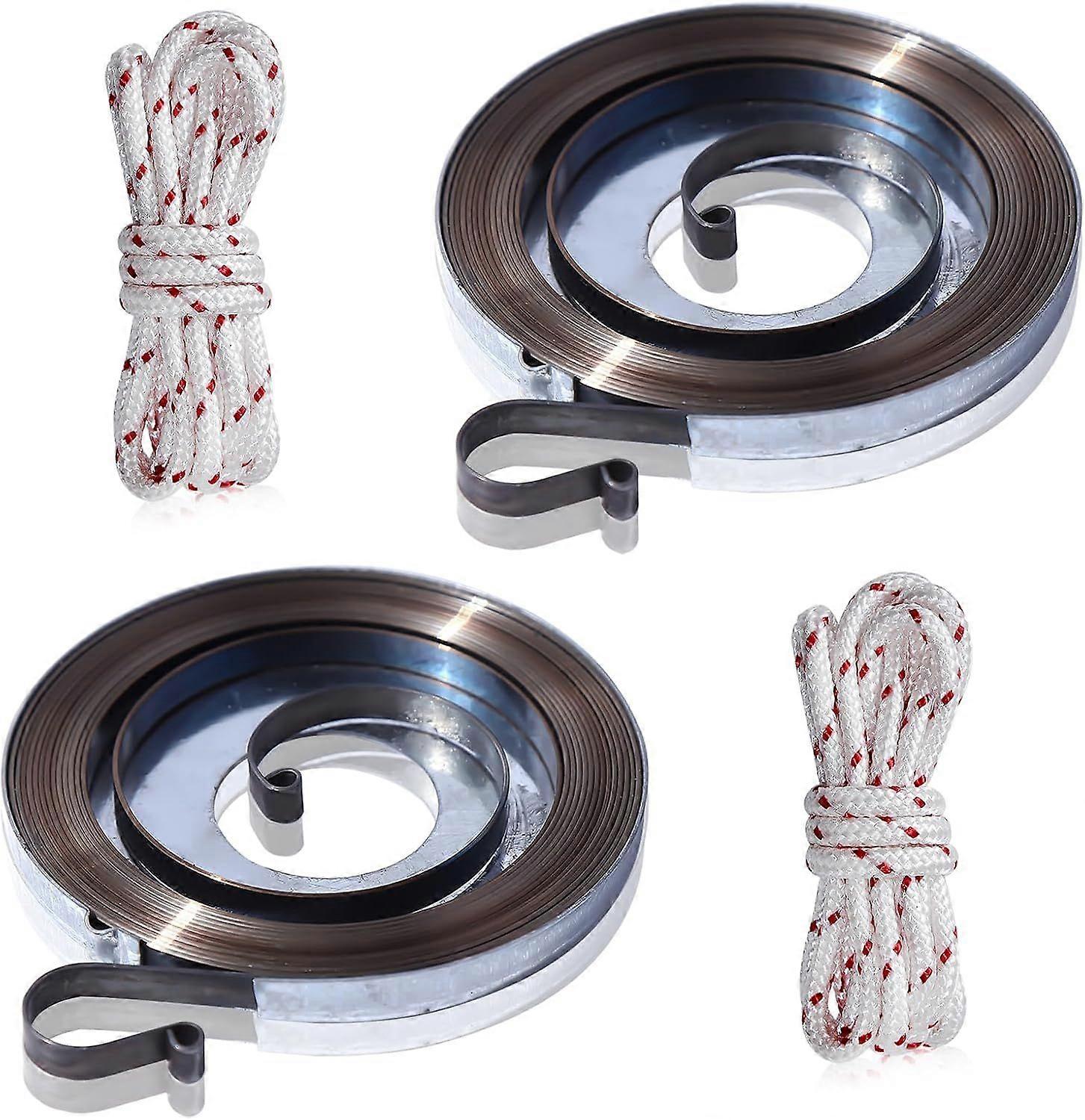 1118-190-0600 Recoil Starter Spring for Stihl 028 034 FS280 with Start Rope Replace 11181900600-2PCS