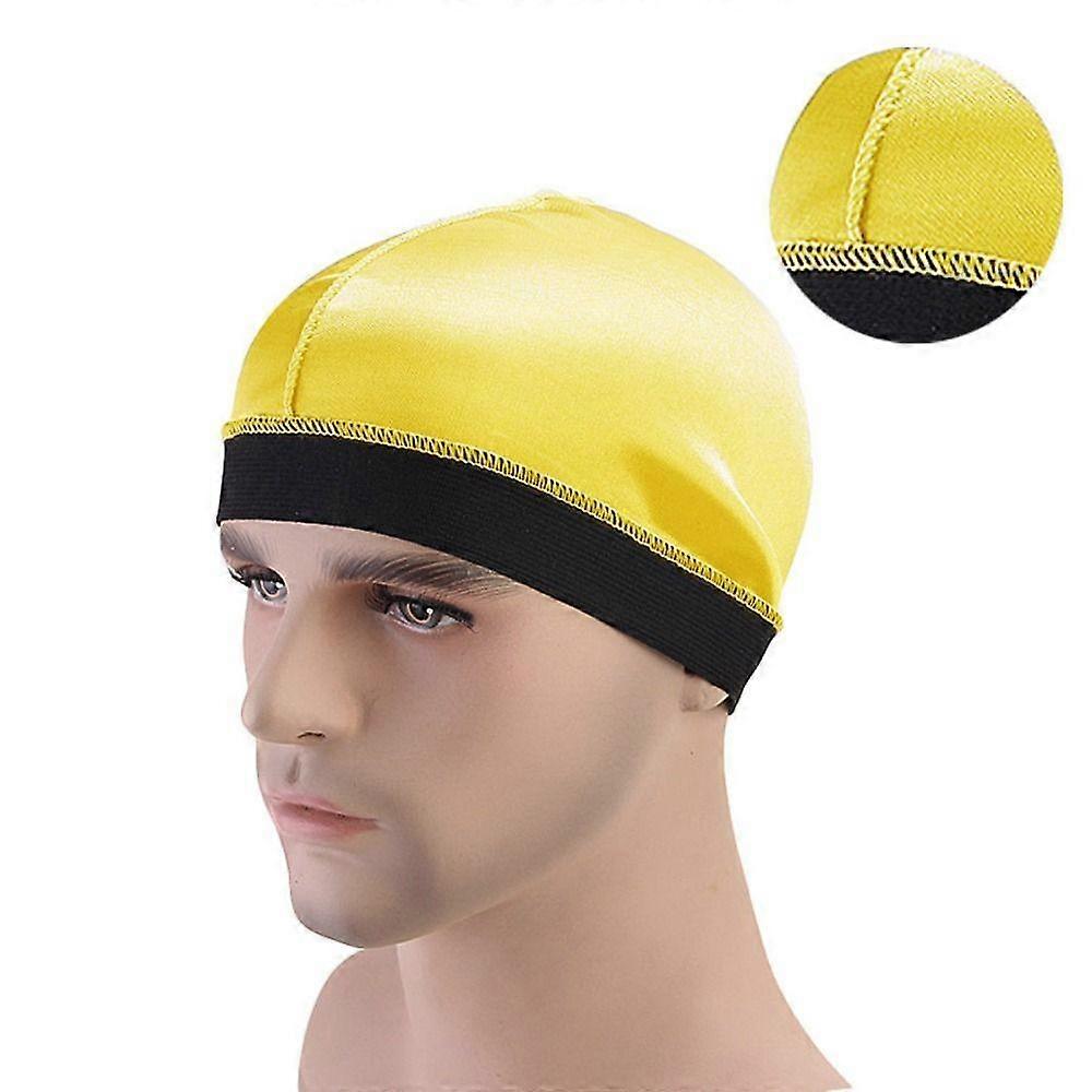 Elastic Wave Caps Solid Color Multicolor Durag Cap Beanie Men Durag Hats  Men
