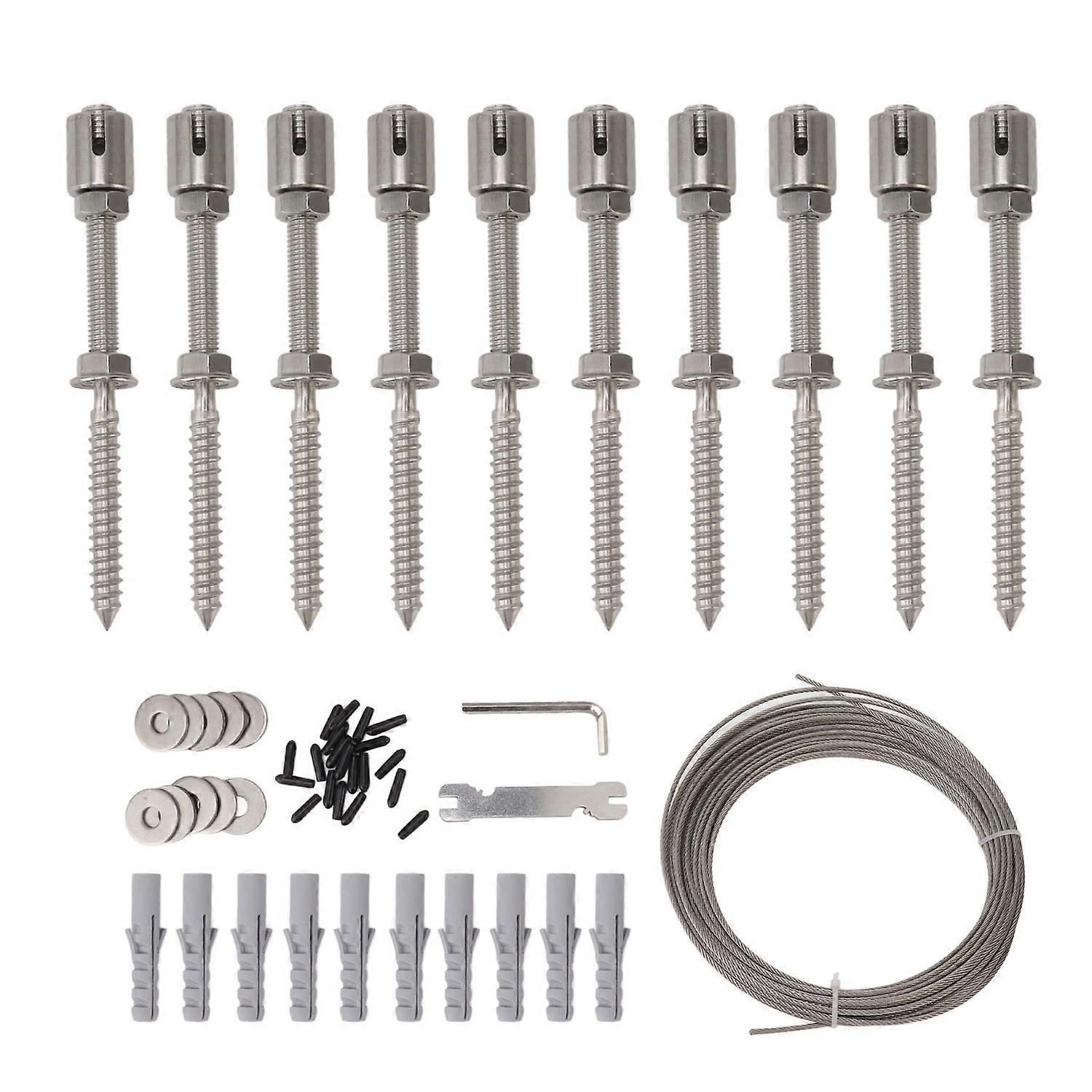 Wire Trellis Stainless Steel Modern Flexible Layout Invisible Strong Load Bearing Wall Trellis for C