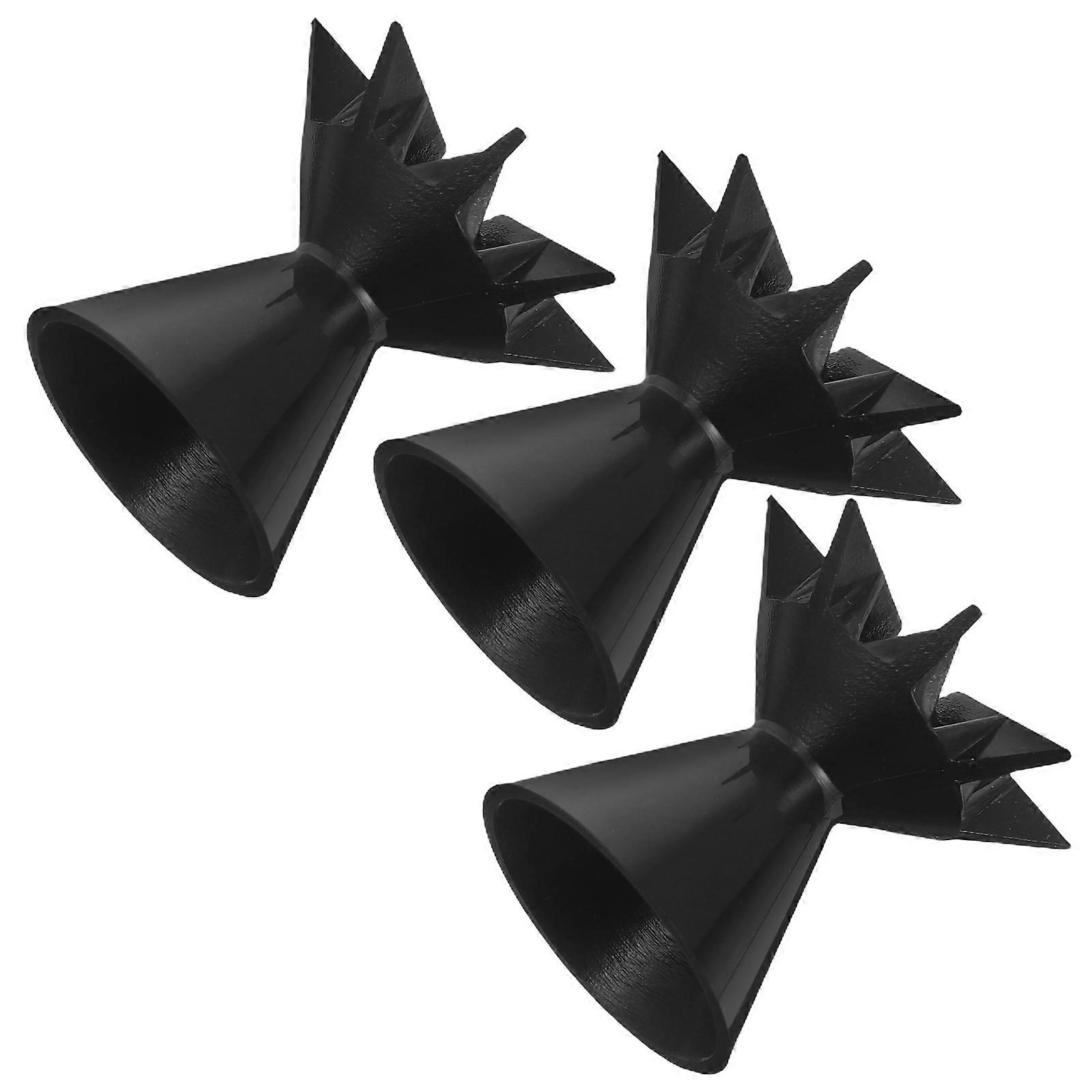 Multi-Channel Paint Funnel Cup for Painting Use 3Pcs Plastic Tools