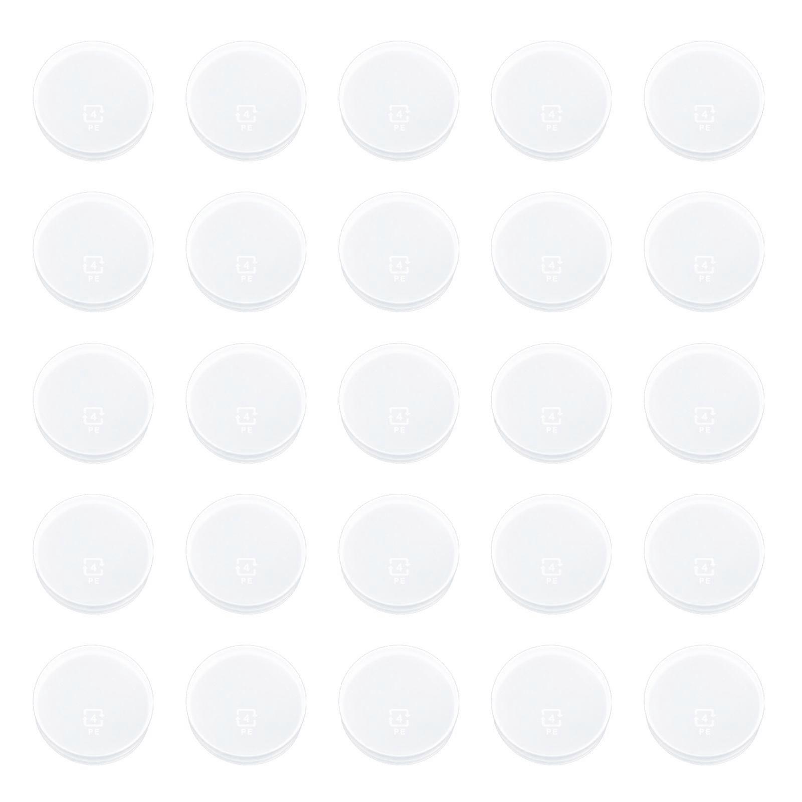 100pcs Milk Bottle Caps Replacement Caps Glass Bottle Caps Leak-proof Plastic Caps