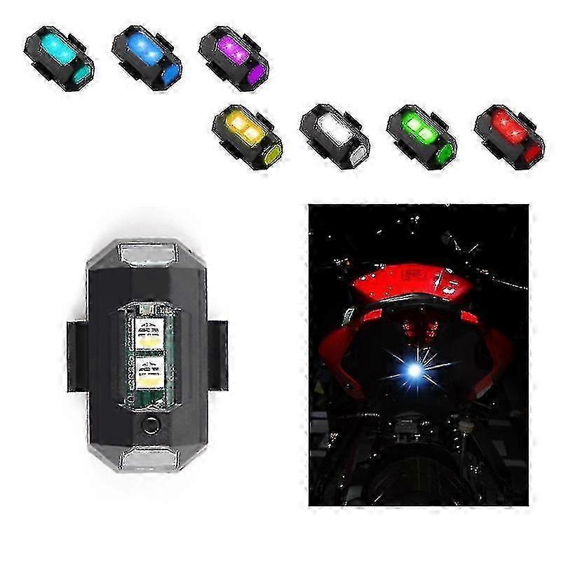 Universal Led Anti-collision Warning Light Mini Signal Light Drone With Strobe Light 7 Colors Turn S