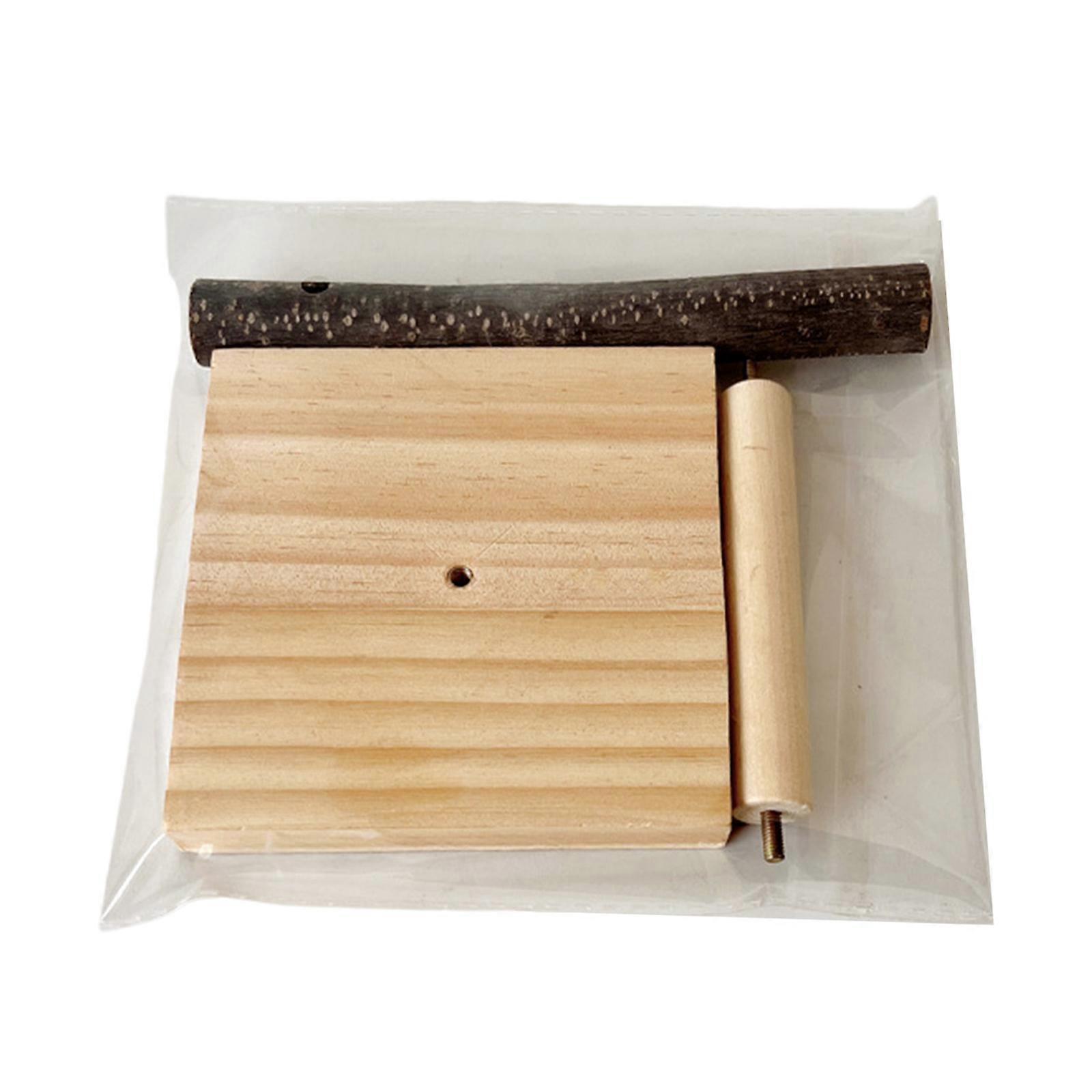 Perchoir multifonctionnel multicolore pour cage à oiseaux