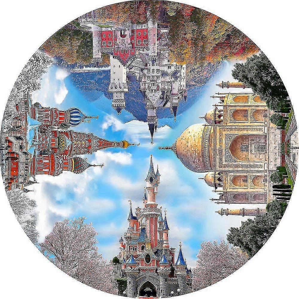 1000 Teile Tierpuzzle Runde Puzzles