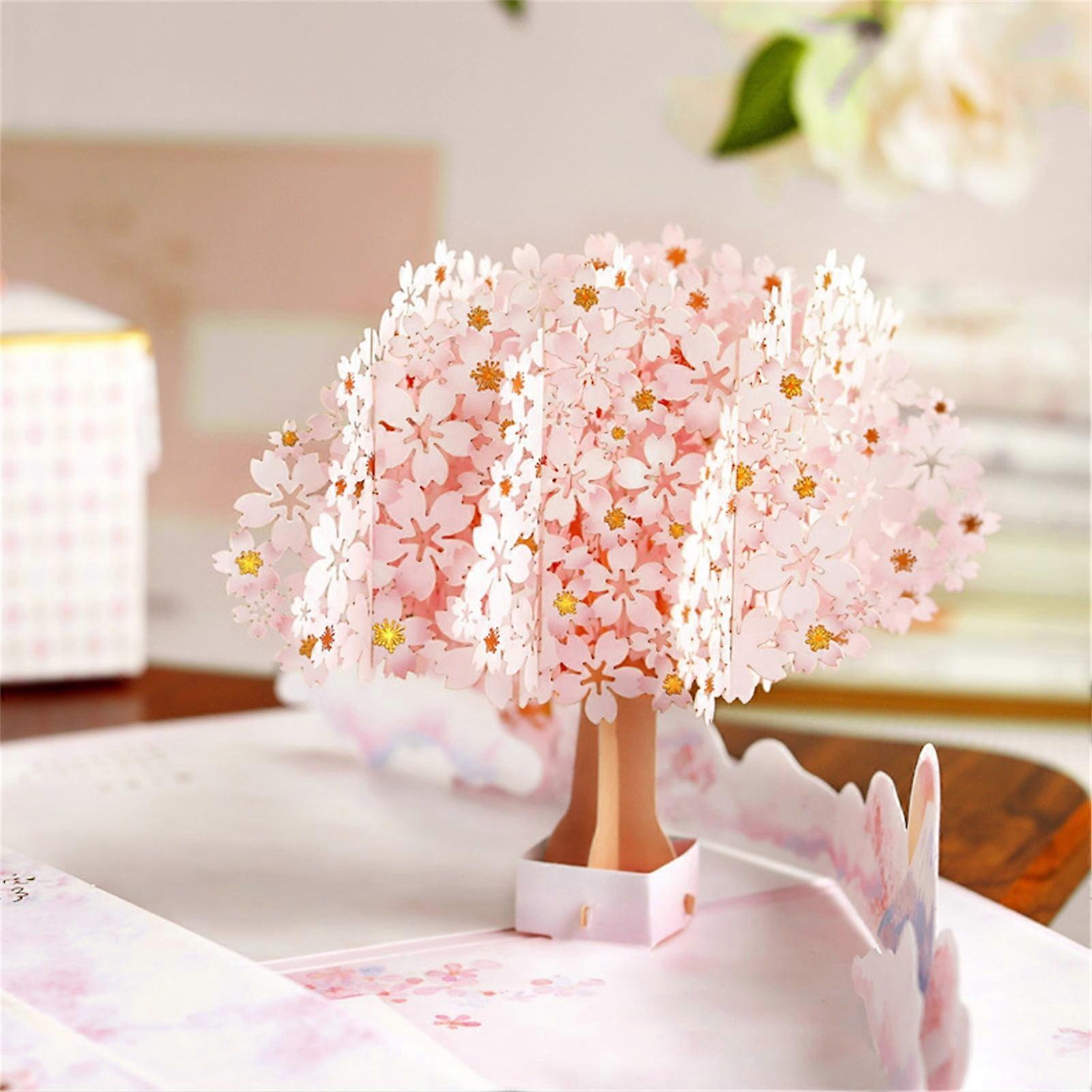 SUSUchens Creative Visual Effect Greeting Card Paper Elegant Heart Shape Holiday Card for Valentine's Day Style 1