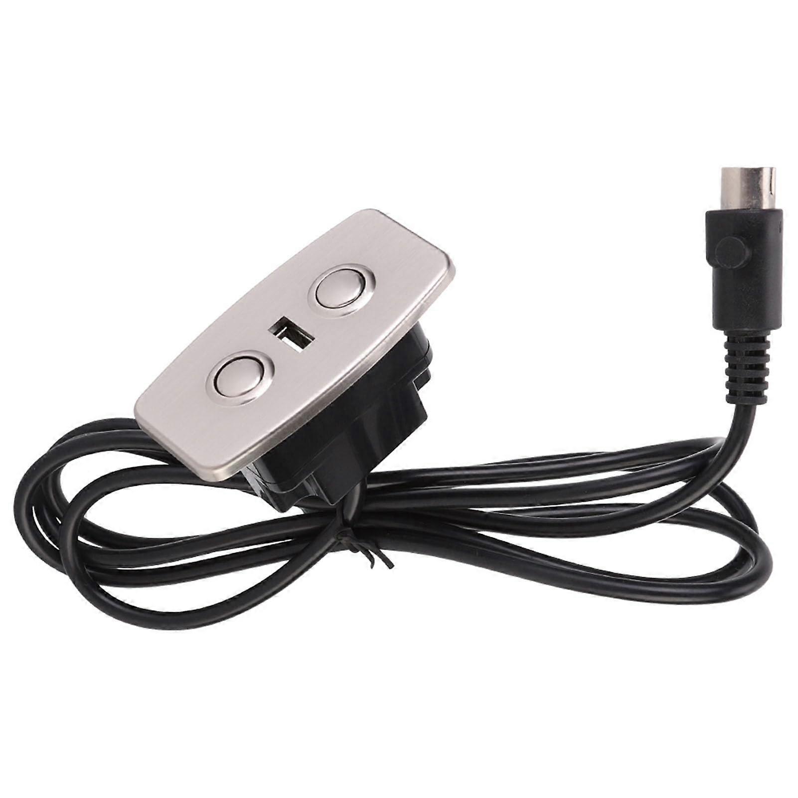Power Recliner Switch With LED Backlight Display, 2Button Hand Switch, Dual USB Power Supply For Electric Sofas