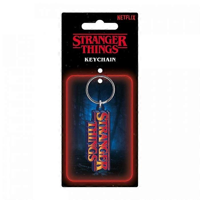 Stranger Things 5 Retro Logo Keyring