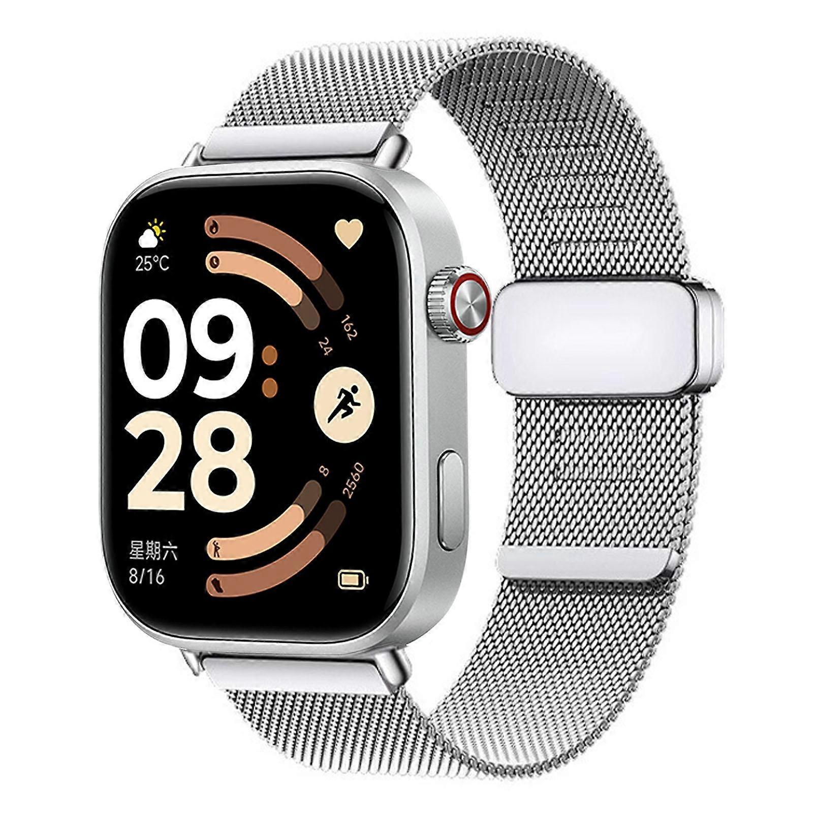 Milanesisk magnetisk spenne i rustfritt stål for Redmi Watch 6