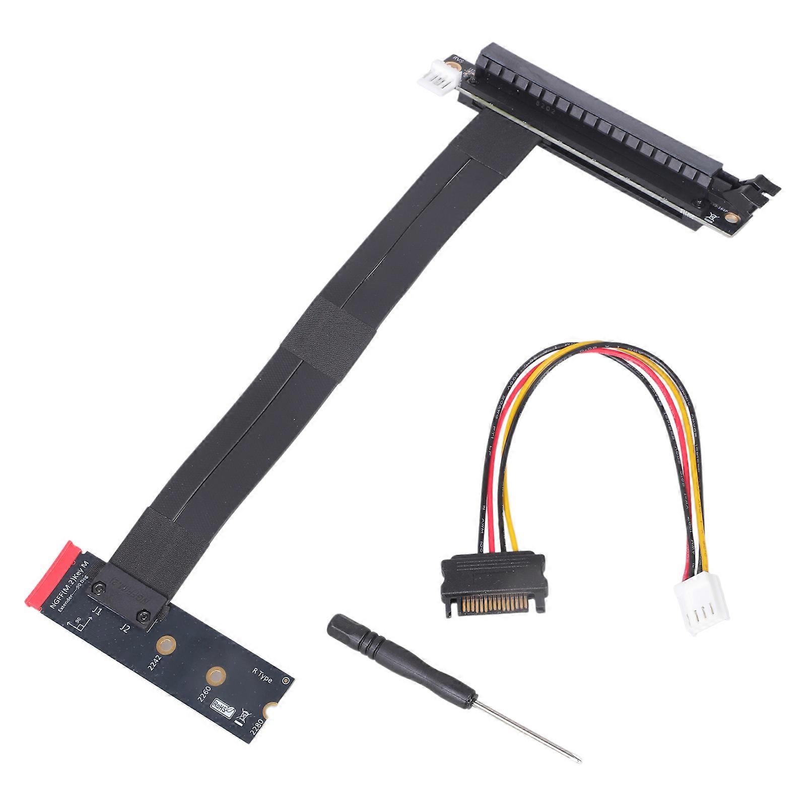 Câble d'extension PCIe vers Mkey pour serveur 2U, multicolore