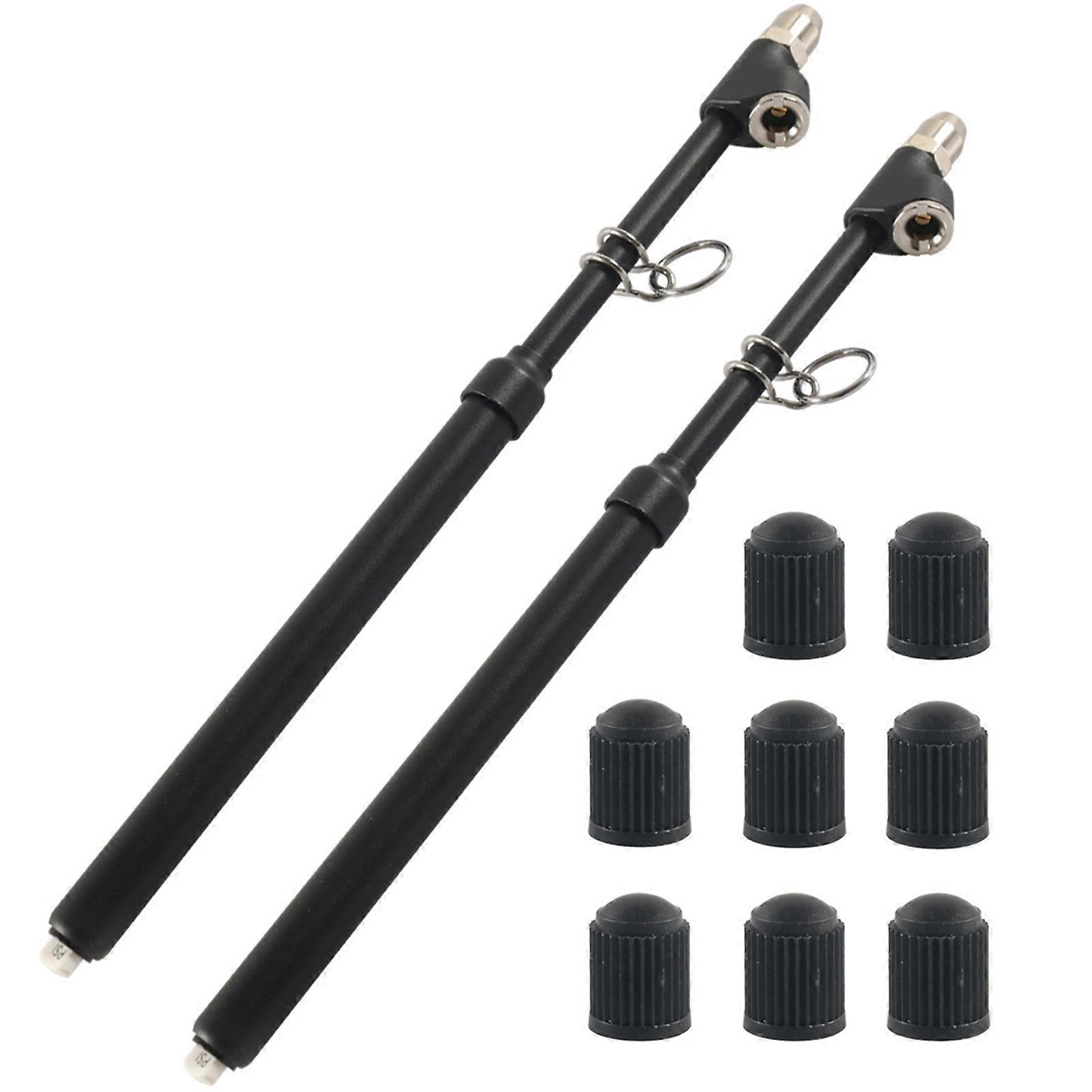 Head Automotive Tire Pressure Tester Extended Reach for Multicolor