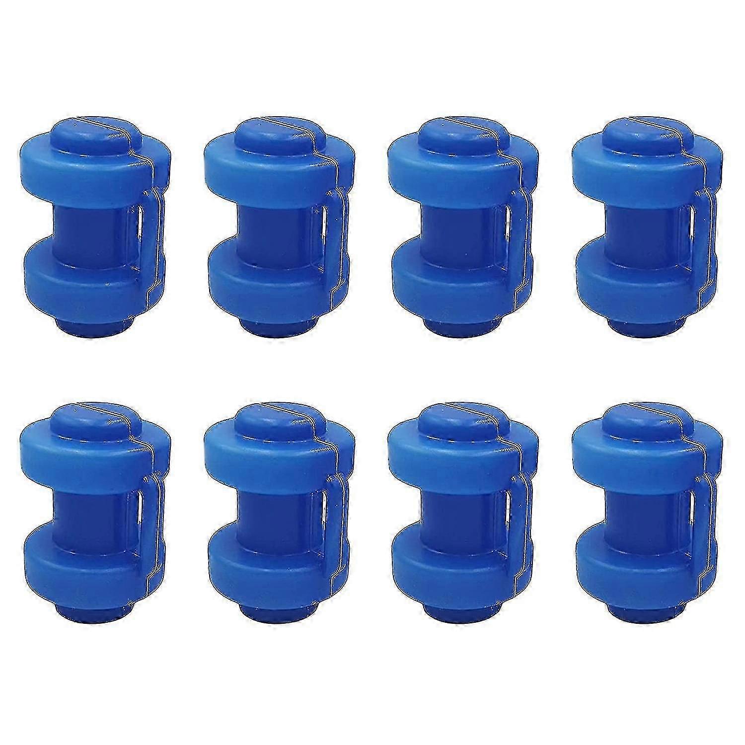 8pcs Trampoline Enclosure Pole Cap Plastic Trampoline Pole Caps Replacement Mini Trampoline Leg Cap
