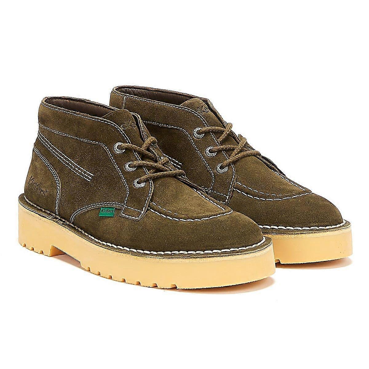 Kickers Daltrey Chuck Mens Green Boots