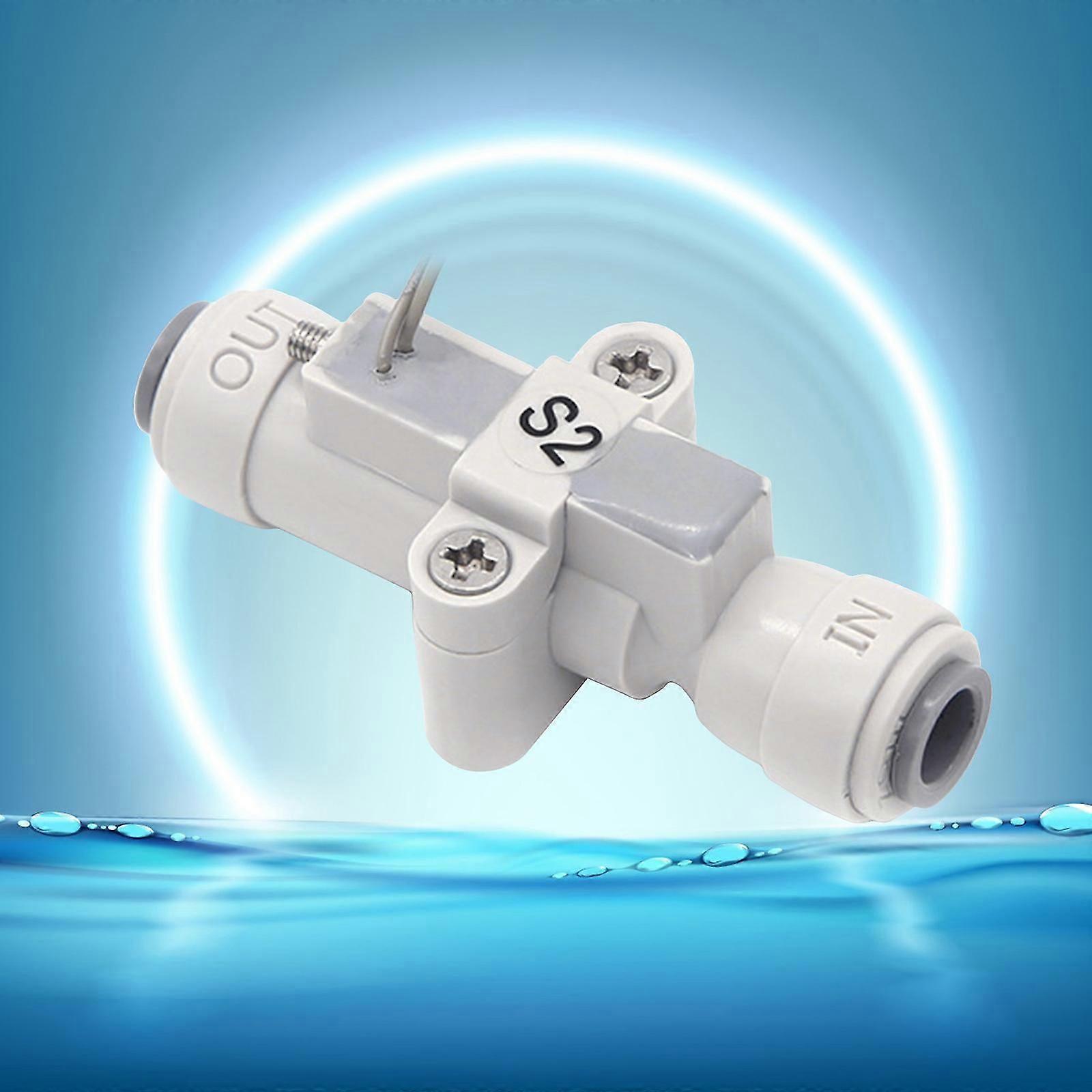 1/4" Water Flow Sensor Food-grade Switch Flowmeter Fluid Meter For Purifier