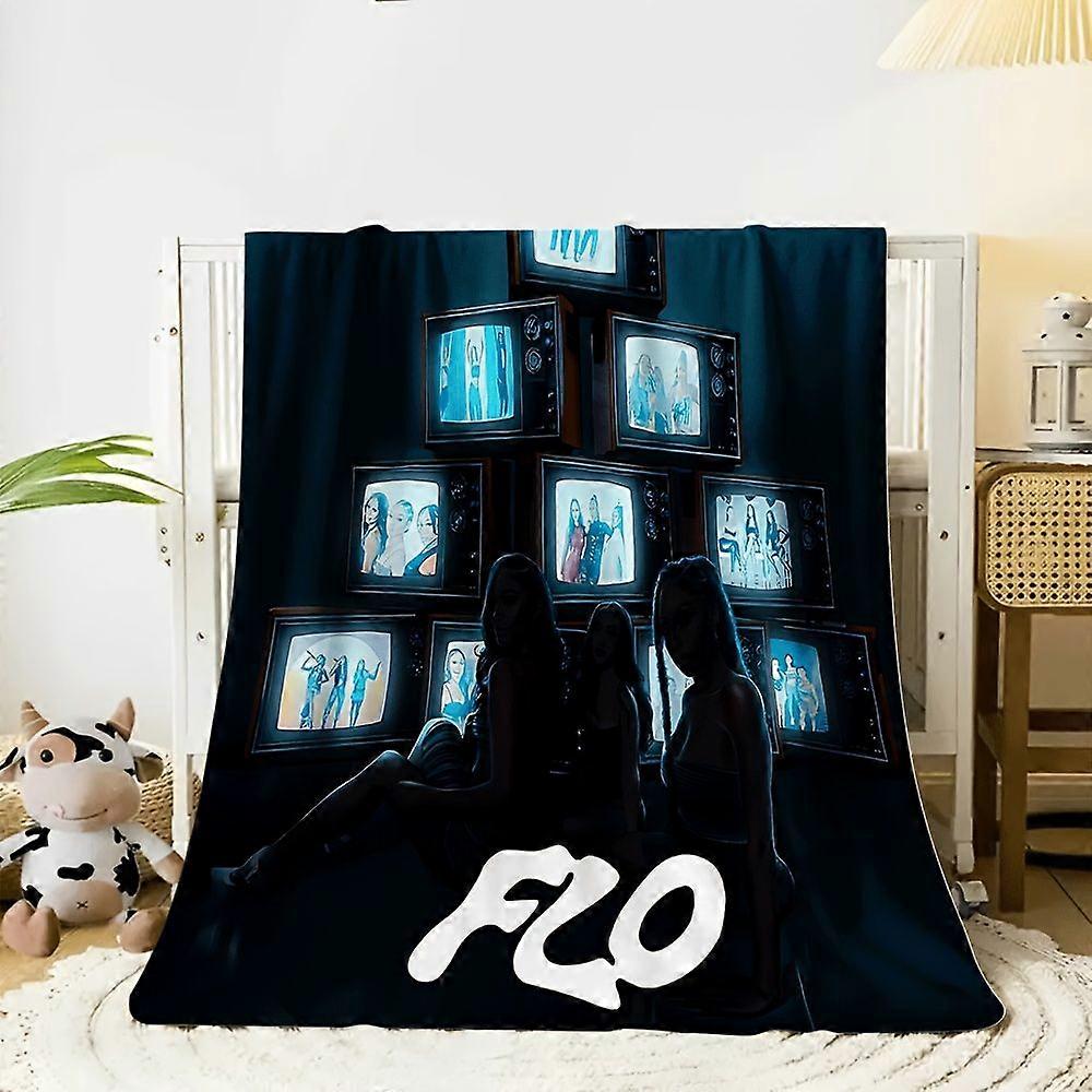 [JIT]1pcs, Flannel blankets, FLO Inspire, Flannel blanket, simple solid color, can be used as bed cover, sofa and bedroo-AZXCM238
