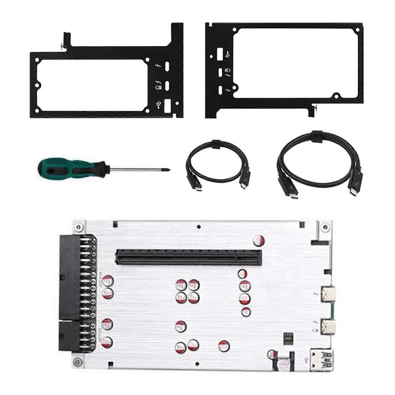 TH3P4mini GPU Dock External Graphics Card Dock USB4 40Gbps Unleashes Computer Potential GPU Docking Station Multicolor
