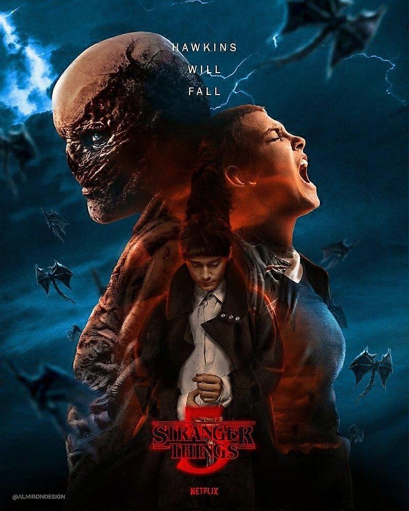 Stranger Things 5 2025 Series Teaser Poster A4 A3 A2 A1Stress Reliever Jigsaw Puzzle EB 7980