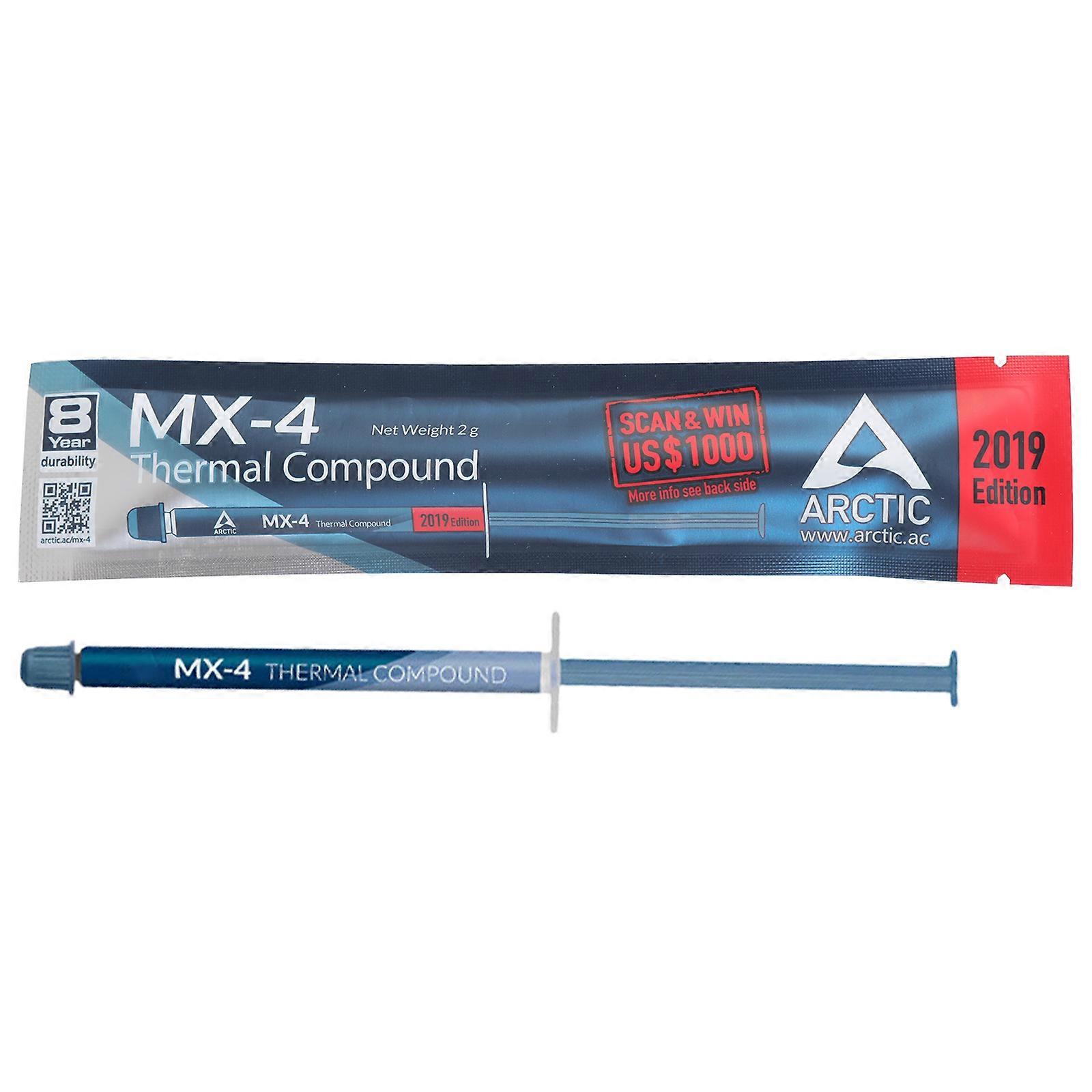 MX-4 Heat Sink Paste MX4 2g Thermal Paste Thermal Grease Compound For Effective Temperature Control Multicolor