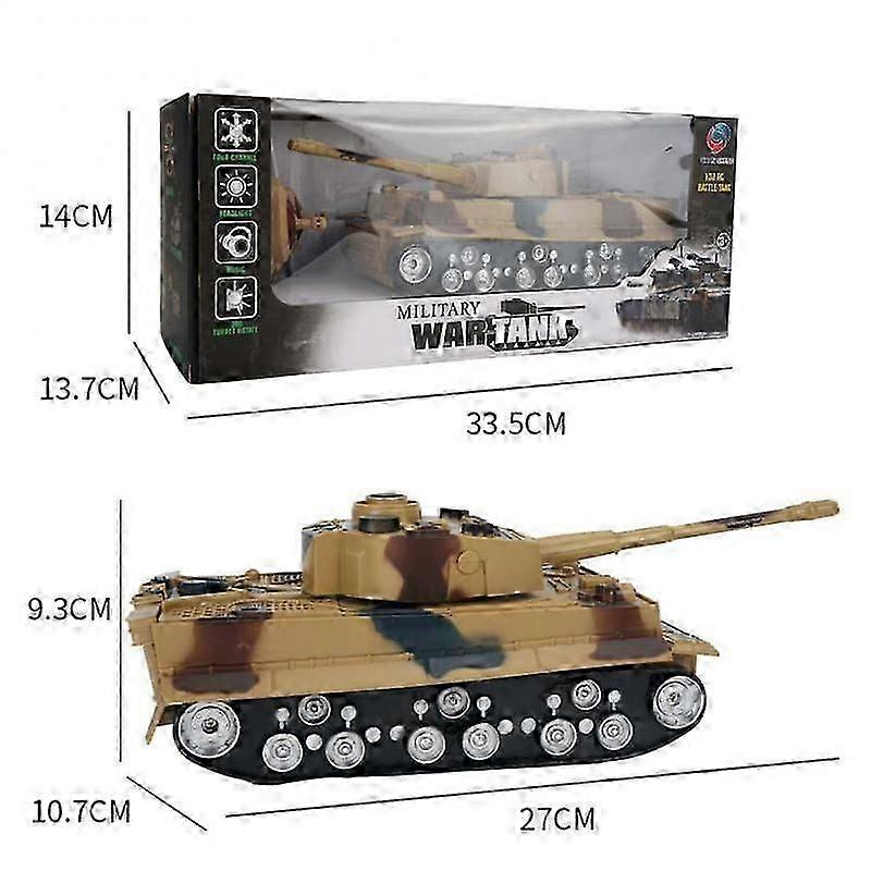 1:32 Camouflage Remote Control Heavy Tank Four-way Remote Control Tank Caterpillar