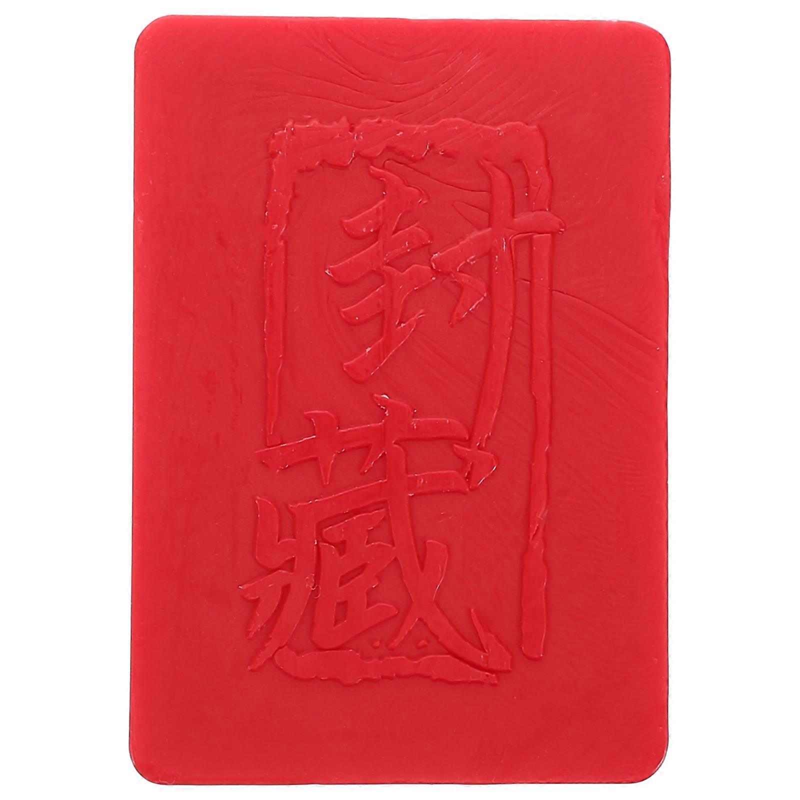 Red Wax Sealing Block for Wine Bottles Designed for Preservation