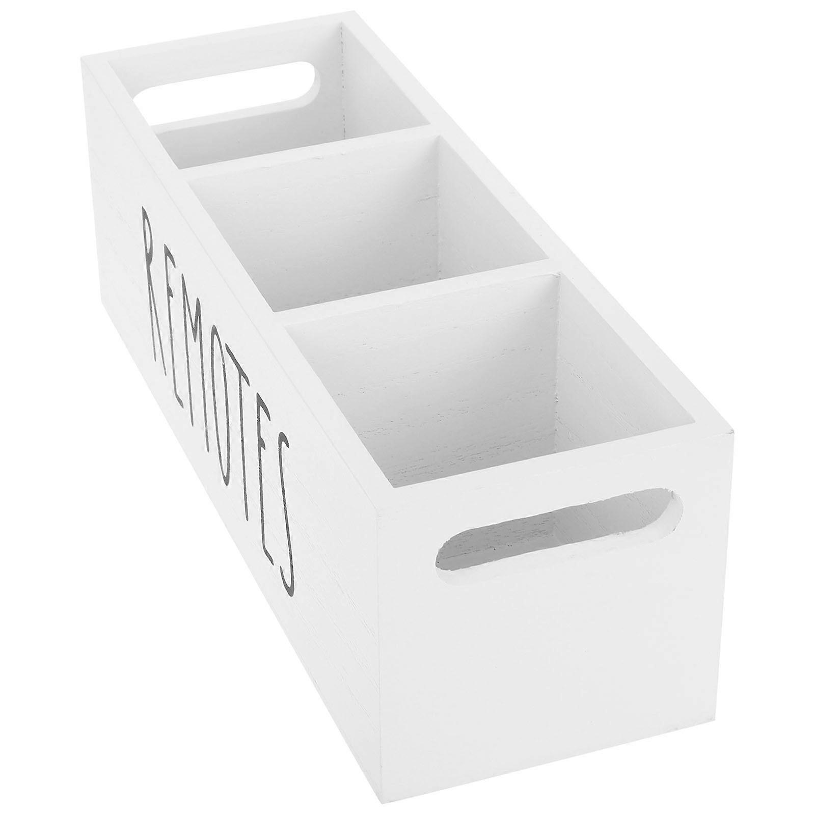 Remote Control Organizer Simple Design Rectangular Shape Storing Office Supplies 25.50X8.60X8.60CM 1Set