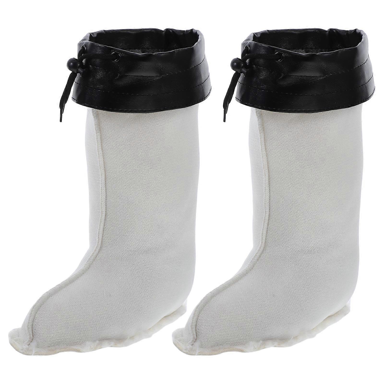 Men's Warm Insulated Snow Boots Liner for Winter Use with Plush Fabric 1Pair