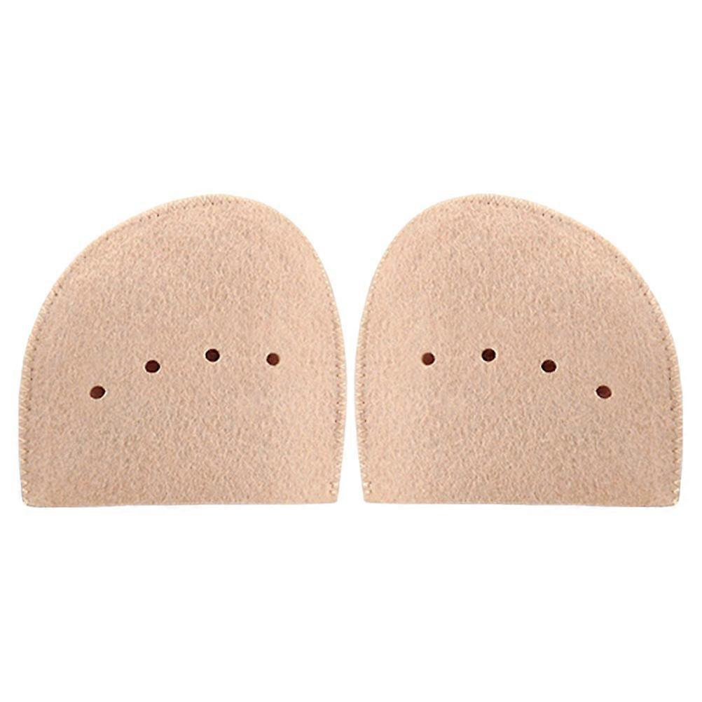 Foot Pads Comfortable Ballet Pads for Dance 1Pair Khaki Felt