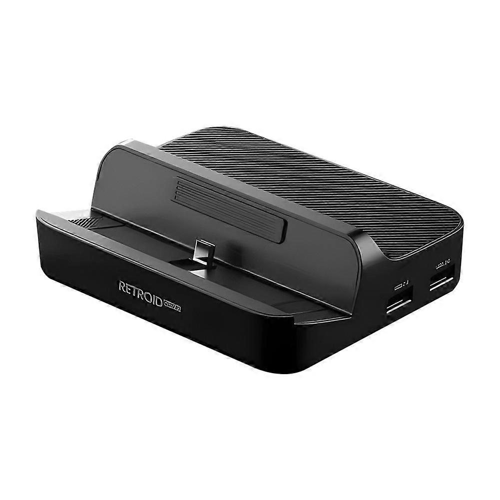 Retroid Pocket Travel Friendly Docking Station Expansion Hub with 1080P60 Video Output for Retroid Pocket 5 Enhances Experience