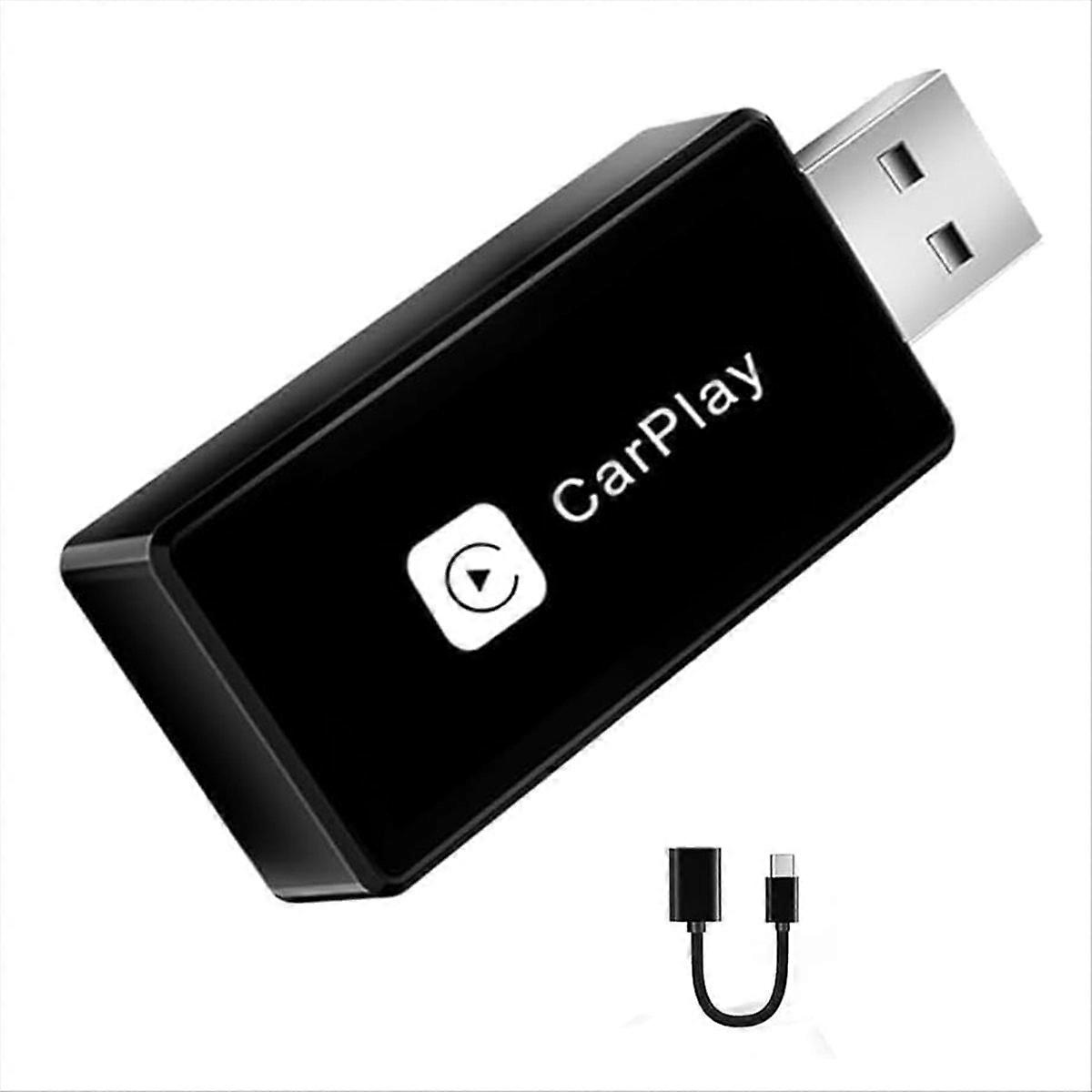 Wireless CarPlay Adapter, Easy Plug & Play Converts