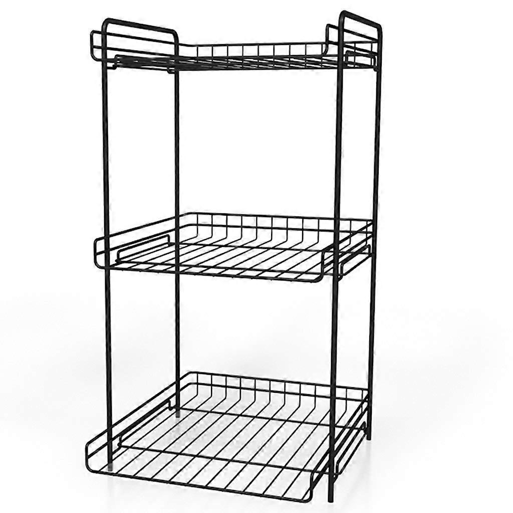 Spice Rack Organizer with Open Wire Design, 2Tier Countertop Shelf and AntiSlip Feet for Kitchen