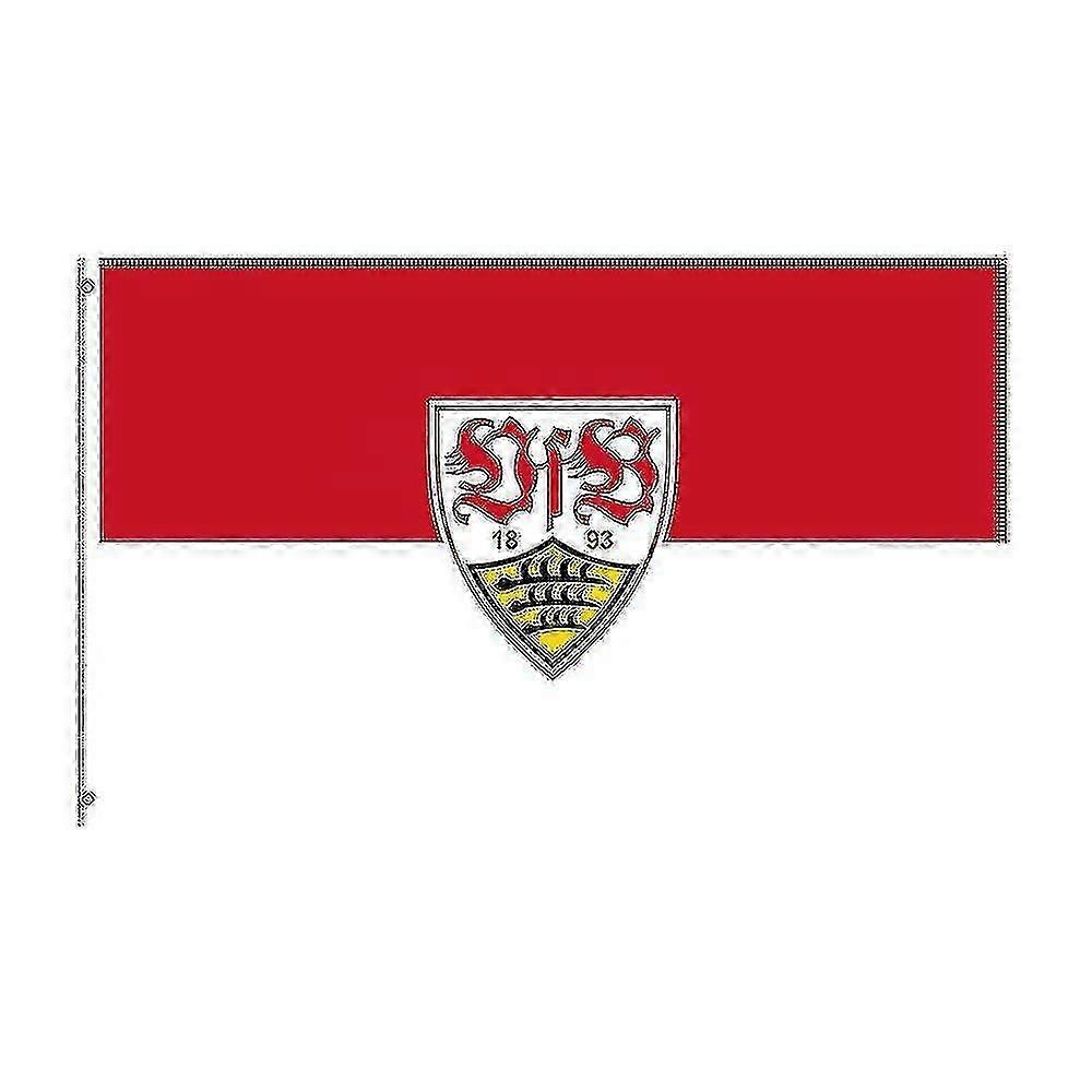 3x5 Ft Vfb Stuttgart Flag Polyester Impresso Banner do time de futebol para decoração