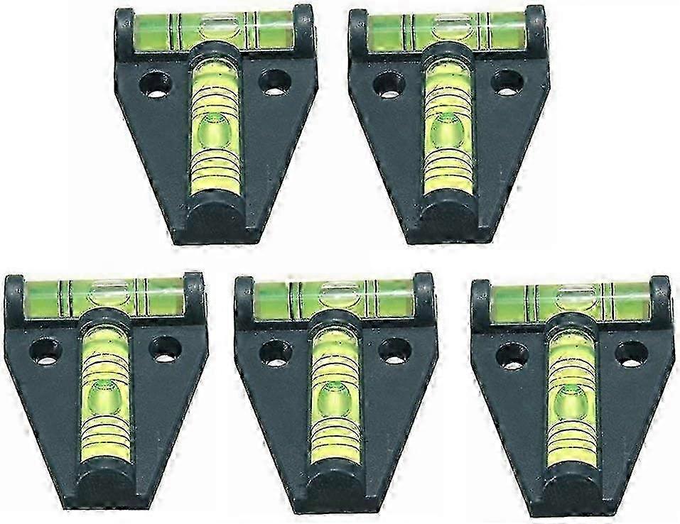 5pcs Mini Level RV T Level, 2-Way Spirit Bubble Level for RVs, Tripods, Machines, Furniture, Trailers