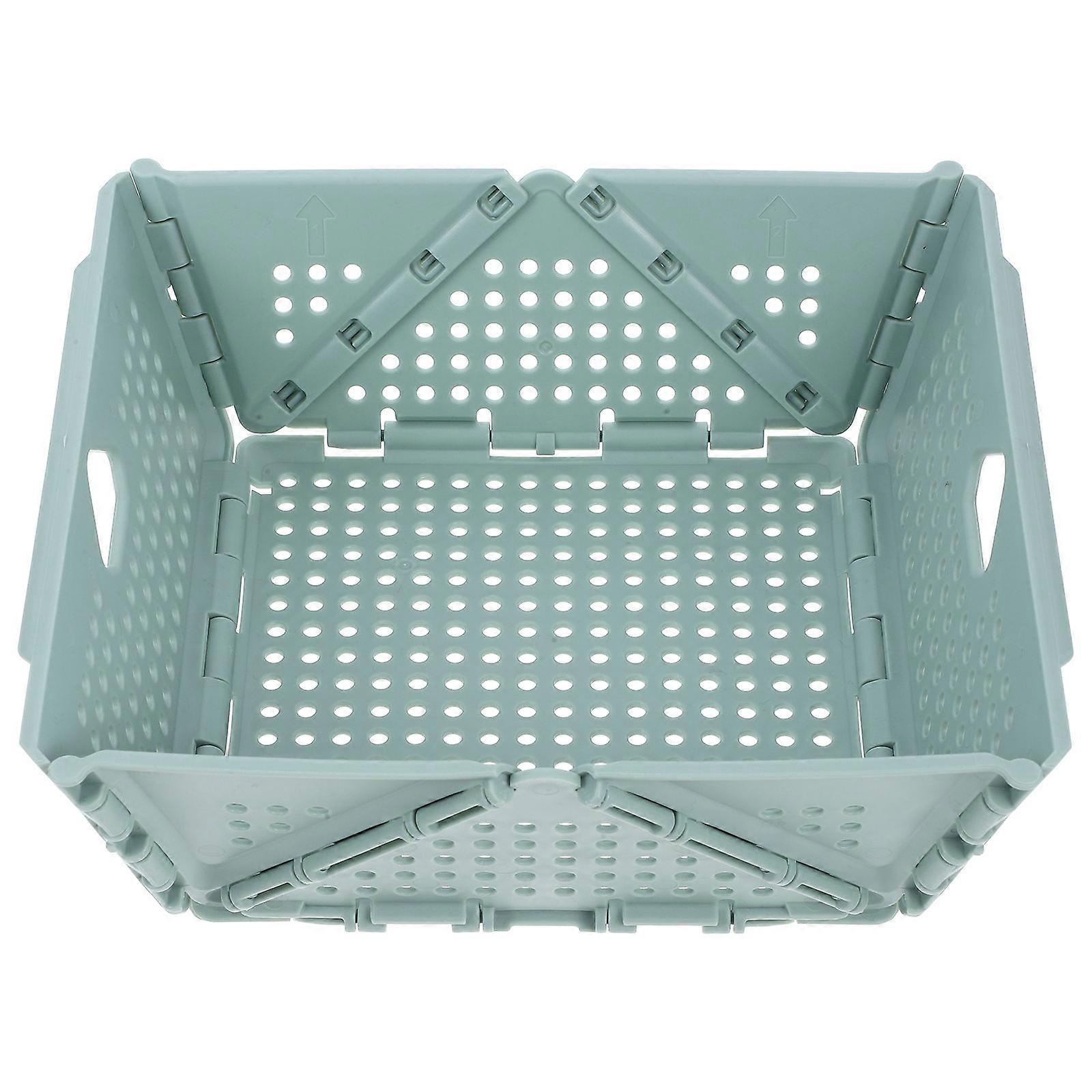 Collapsible Kitchen Colander Green Foldable Food Strainer for Home