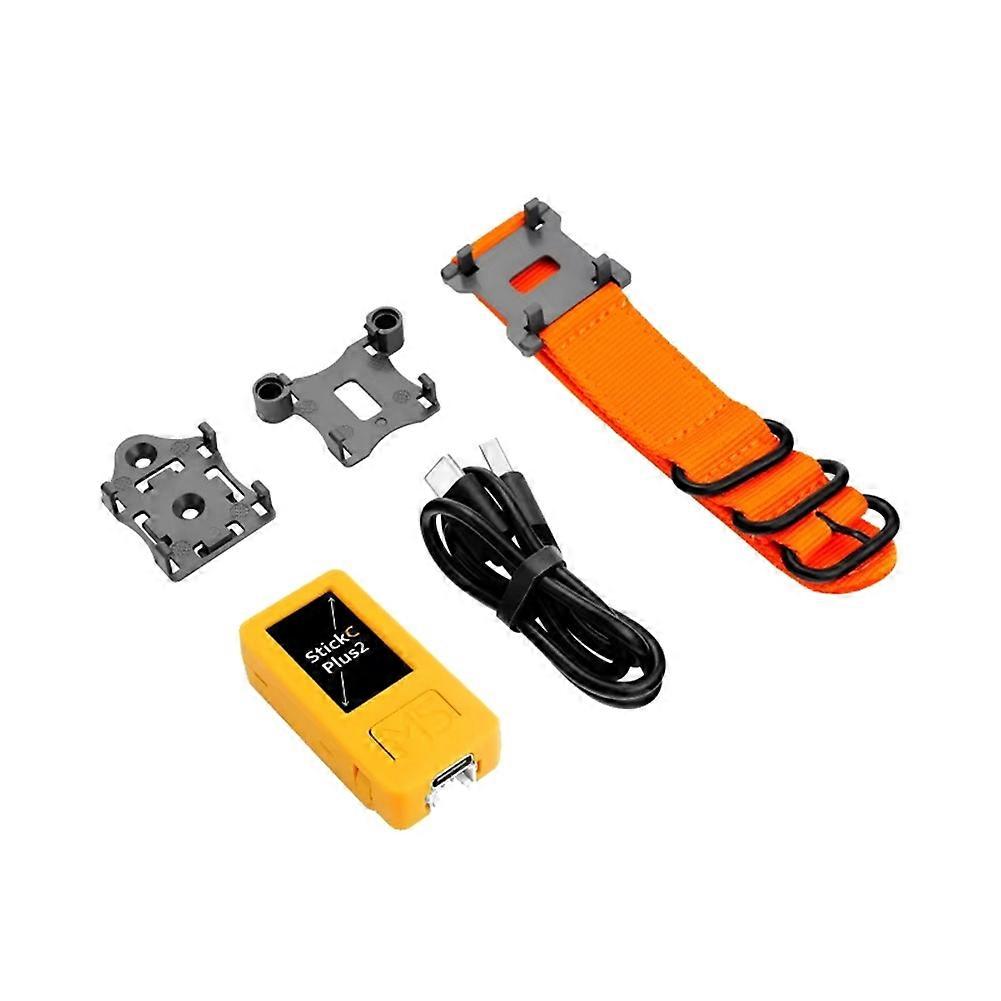 M5 StickC PLUS2 ESP32 Smart Watch Kit - Enhanced IoT Device with Extensive Accessories, for Developers and Hobbyists