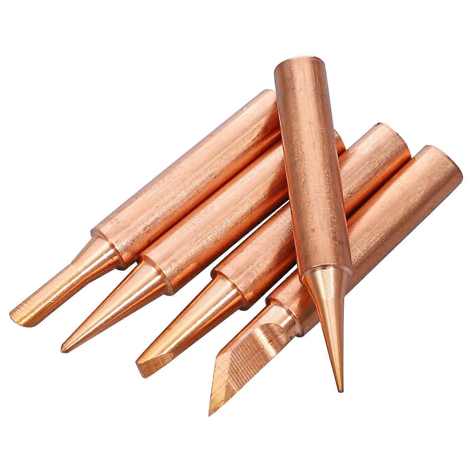 Welding Tool 5Pcs Soldering Iron Tips Set for Effective Soldering Tasks