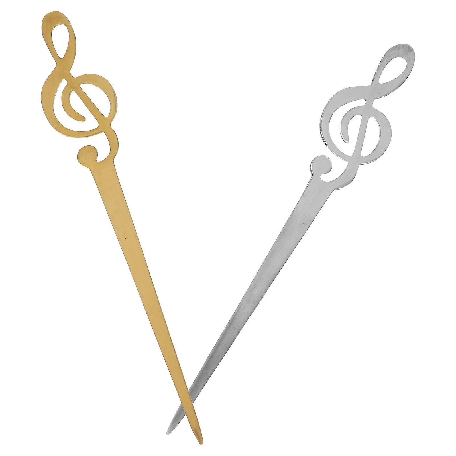 Wax Seal Mixing Sticks Metal Tool for Mixing Use 2Pcs Assorted Color