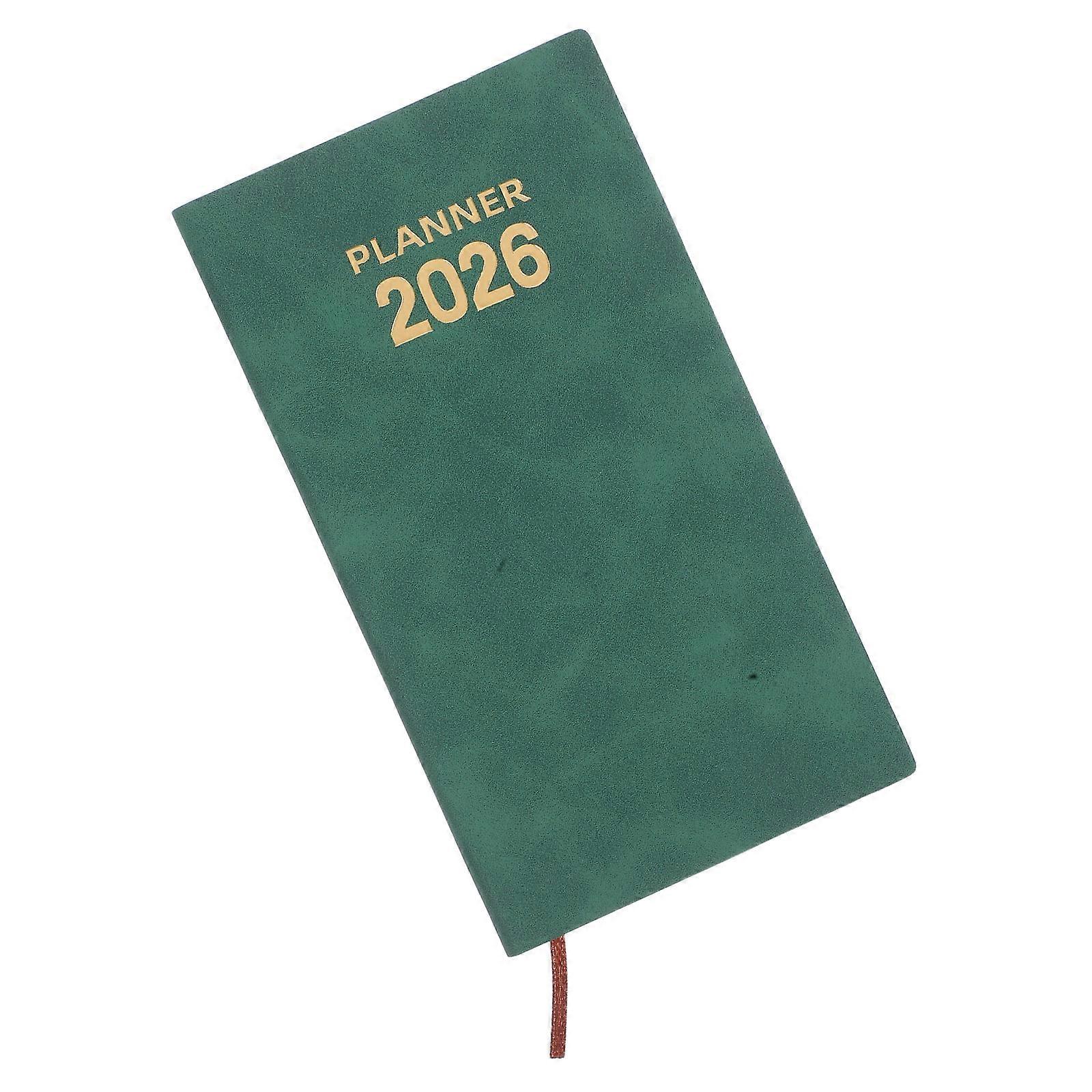 Pocket Journal Notebook for Writing Use 2026 Portable Daily Planner
