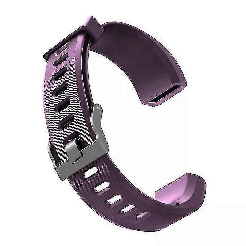 Pulseira de silicone compatível com ID115 Plus para smartwatch com pedômetro.